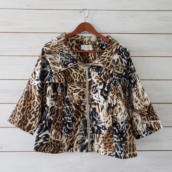 Erm London Animal Print Jacket - Picture 1 of 7